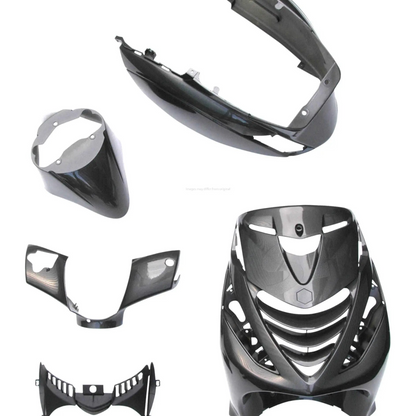 Kit de carrocería Porsche Gris Ágata | Modelos Piaggio ZIP 2000/SP