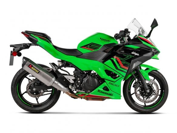 KAWASAKI NINJA 500 / Z 500 2024, HOMOLOGADO POR AKRAPOVIC, DESLIZANTE DE TITANIO Y CARBONO 