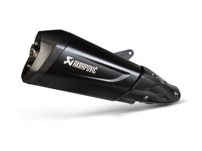SILENCIADOR AKRAPOVIC DE ACERO INOXIDABLE NEGRO PARA VESPA GTS 300 2021-2024