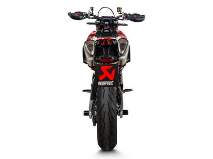 PAR DE SILENCIADORES AKRAPOVIC DE TITANIO PARA DUCATI HYPERMOTARD 698 MONO / RVE 2024 