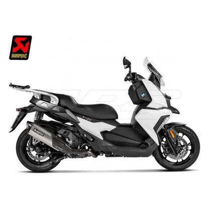Silenciador Akrapovic Slip-On de titanio y carbono para BMW C 400 X/GT (2019-2020)