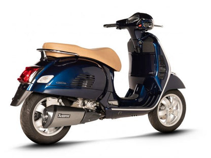 SILENCIADOR DE ACERO INOXIDABLE AKRAPOVIC VESPA GTS 300 2021-2024 