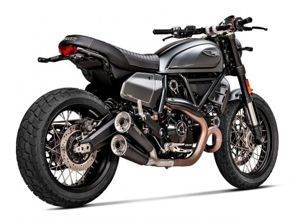 SILENCIADOR DE ACERO AKRAPOVIC PARA DUCATI SCRAMBLER URBAN/MOTARD/NIGHTSHIFT/ICON/DESERT 21-22 