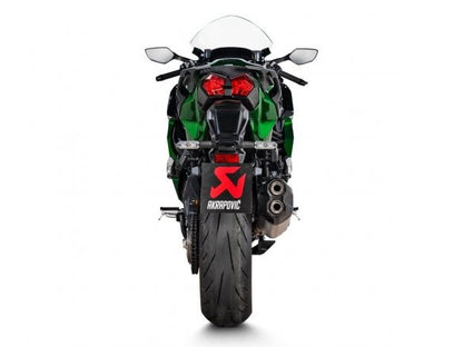SILENCIADOR DE ESCAPE SLIP-ON HOMOLOGADO EN TITANIO AKRAPOVIC KAWASAKI NINJA H2 SX 2021-2024 