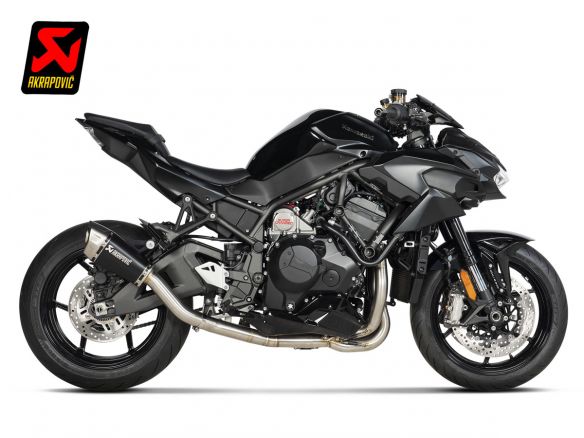 SILENCIADOR DE ESCAPE AKRAPOVIC DE TITANIO SLIP-ON KAWASAKI Z H2 2020-2024