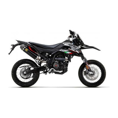 Silenciador Arrow Thunder de aluminio oscuro para Aprilia RX/SX 125 (2021-2024)