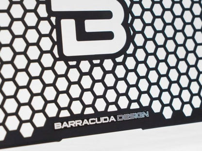 TAPA DE RADIADOR BARRACUDA ALUMINIO NEGRO KAWASAKI Z 650 2017-2022 