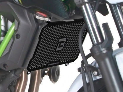 TAPA DE RADIADOR BARRACUDA ALUMINIO NEGRO KAWASAKI Z 650 2017-2022 