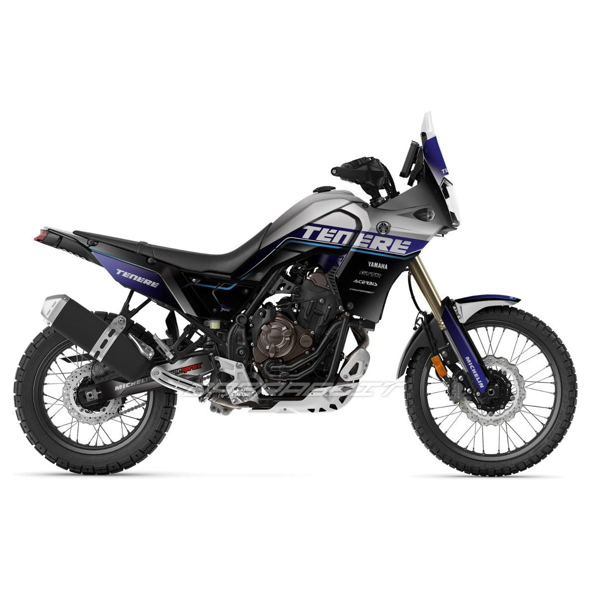 Juego de pegatinas para YAMAHA TENERE 700/T7 (HF-BL)