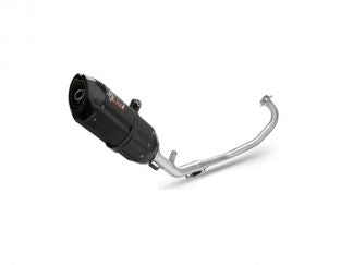 SISTEMA DE ESCAPE COMPLETO AKRAPOVIC TITANIO CARBONO YAMAHA MT-125 2021-2024 