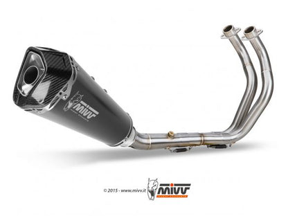 ESCAPE COMPLETO 2x1 MIVV DELTA RACE ACERO NEGRO YAMAHA MT-07 2014-2020