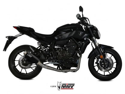 ESCAPE COMPLETO 2x1 MIVV GP PRO ACERO INOXIDABLE NEGRO YAMAHA MT-07 2014-2020 