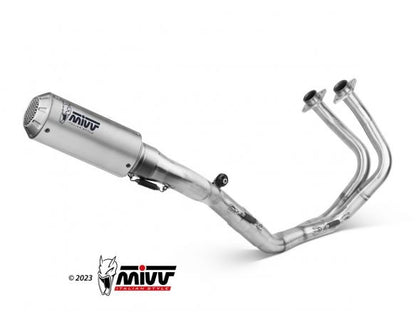 SISTEMA COMPLETO 2x1 MIVV MK3 ACERO INOXIDABLE KAWASAKI Z 650 2017-2023 