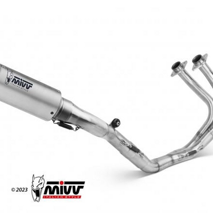 SISTEMA COMPLETO 2x1 MIVV MK3 ACERO INOXIDABLE KAWASAKI Z 650 2017-2023 