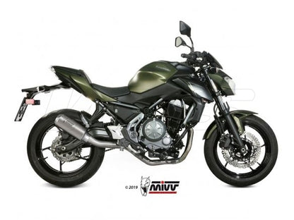SISTEMA COMPLETO 2x1 MIVV MK3 ACERO INOXIDABLE KAWASAKI Z 650 2017-2023 