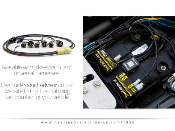 Cambio rápido electrónico Wi-Fi HEALTECH para BMW R 1250 GS/ADV 2019-2024 