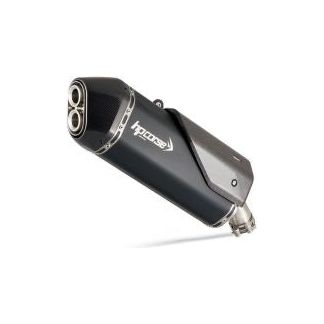 SILENCIADOR MIVV SPEED EDGE ACERO NEGRO APRILIA TUAREG 660 2022-2024 