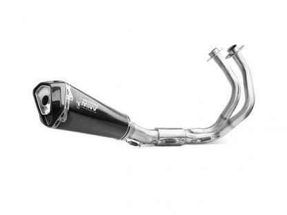SISTEMA DE ESCAPE COMPLETO MIVV DELTA RACE ACERO INOXIDABLE NEGRO KAWASAKI Z 650 2024 
