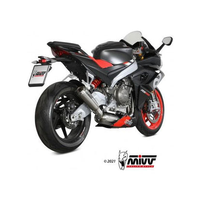 Sistema de escape completo MIVV X-M1 de titanio alto para Aprilia RS 660 (2020-2024)