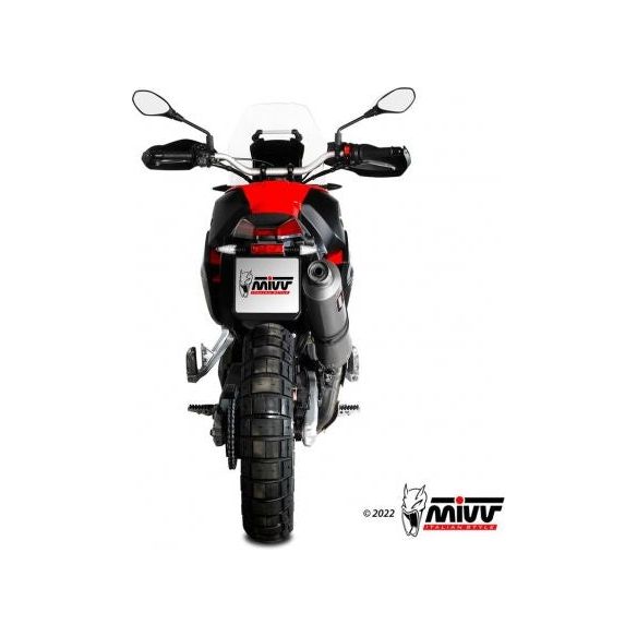 SILENCIADOR MIVV DAKAR DE ACERO INOXIDABLE HOMOLOGADO EURO5 APRILIA TUAREG 660 2022-2024 