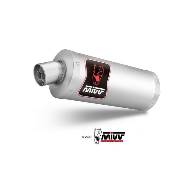 SILENCIADOR MIVV DAKAR DE ACERO INOXIDABLE HOMOLOGADO EURO5 APRILIA TUAREG 660 2022-2024 