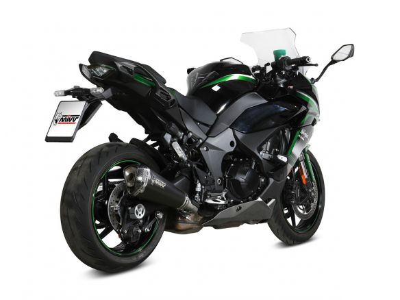 SILENCIADOR MIVV DELTA RACE ACERO NEGRO CARBONO KAWASAKI NINJA 1000 SX/TOURER 20-24