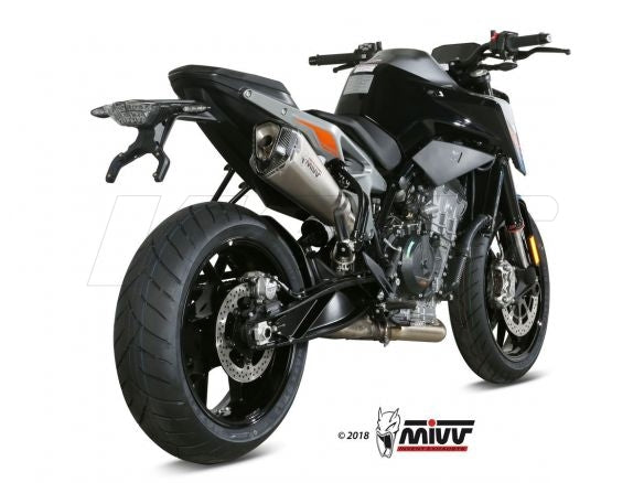 SILENCIADOR DE ACERO INOXIDABLE MIVV DELTA RACE SLIP-ON KTM DUKE 890 2020-2024