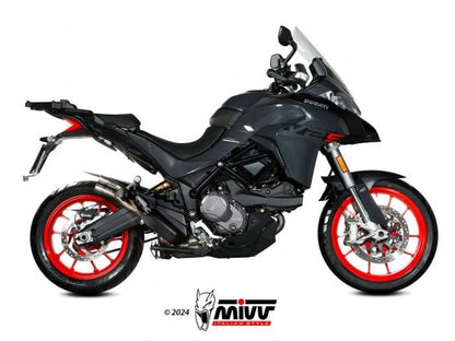 SILENCIADOR DOBLE MIVV DE ACERO INOXIDABLE DUCATI MULTISTRADA V2/S 2022-2024 