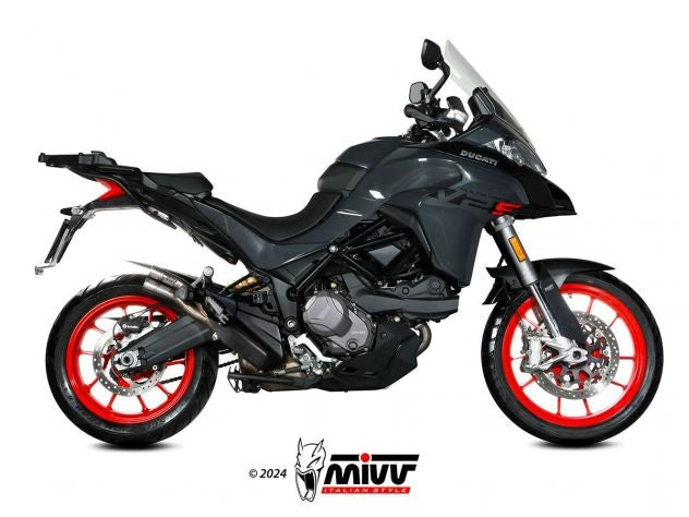 SILENCIADOR DOBLE MIVV DE ACERO INOXIDABLE DUCATI MULTISTRADA V2/S 2022-2024 