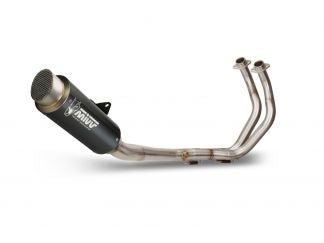 SISTEMA DE ESCAPE COMPLETO AKRAPOVIC TITANIO CARBONO YAMAHA MT-125 2021-2024 