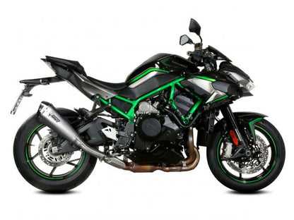 SILENCIADOR MIVV SLIP-ON DELTA RACE ACERO CARBONO KAWASAKI Z H2 2020-2024 