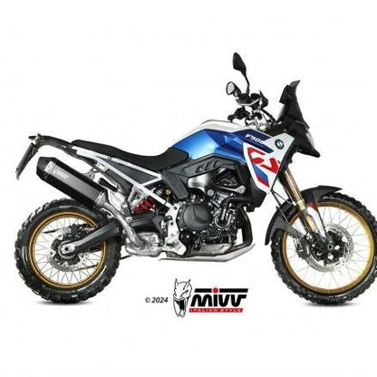Silenciador de escape MIVV Speed Edge de acero inoxidable negro para BMW F 900 GS 2024