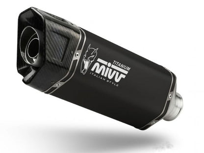 SILENCIADOR DE TITANIO NEGRO MIVV SR-1 TRIUMPH SPEED TRIPLE 1200 RR/RS 2021-2024