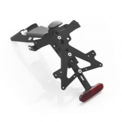 KIT DE SOPORTE DE MATRÍCULA AJUSTABLE LIGHTTECH KAWASAKI Z 650 2016-2024