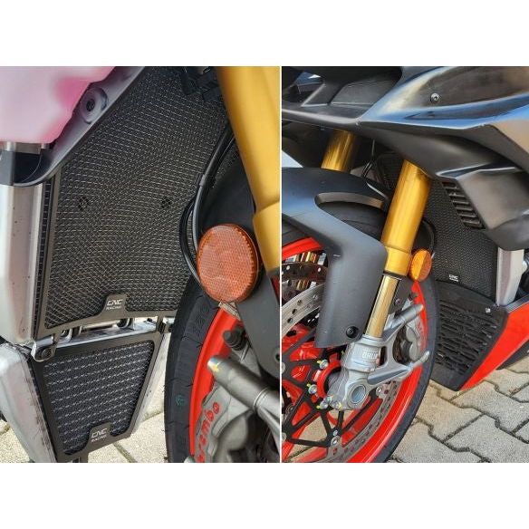 Protector de radiador CNC Racing para Aprilia Tuono V4 1100 2021-2022