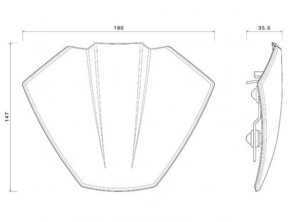 KIT DE CARENADO DE FARO RIZOMA DE ALUMINIO BILLET PARA DUCATI DIAVEL V4 2023 
