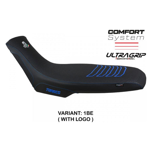 Funda de asiento compatible con Aprilia Tuareg 660 (21-24) modelo Boras comfort system 
