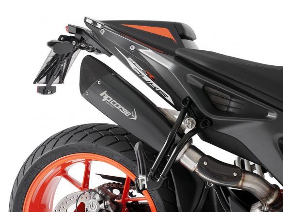 SILENCIADOR EVOXTREME 310 HP CORSE NEGRO ACERO SATINADO KTM DUKE 890 R 2020-2023 