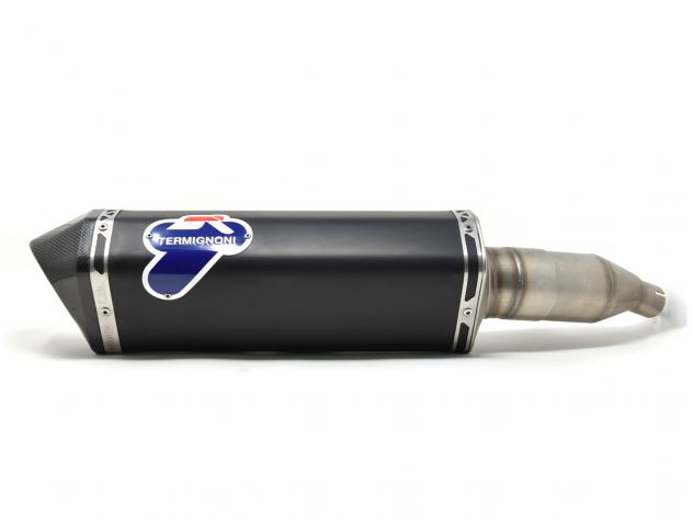 SILENCIADOR DESLIZANTE TERMIGNONI BLACK TITANIUM SCREAM YAMAHA X-MAX 300 2017-2020