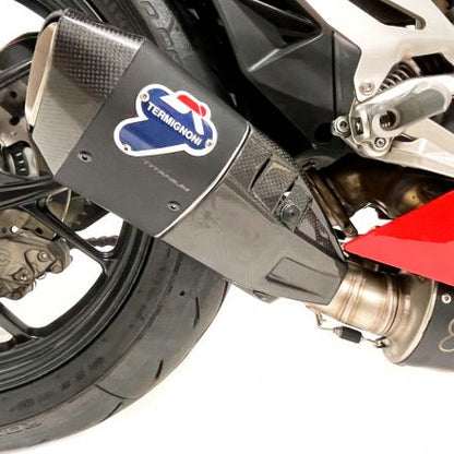 SISTEMA DE ESCAPE LATERAL COMPLETO TERMIGNONI + UPMAP ACERO TITANIO DUCATI STREETFIGHTER V2 
