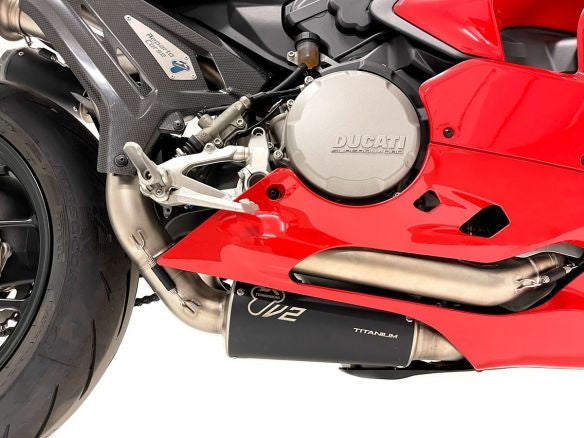 SISTEMA DE ESCAPE COMPLETO TERMIGNONI SBK REPLICA TITANIO DUCATI STREETFIGHTER V2 21-23 