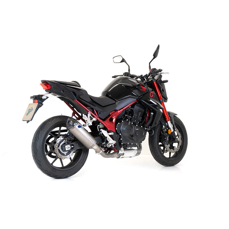Hornet 750 de acero sin cordones aprobado por Termignoni