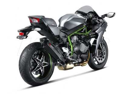 SILENCIADOR SLIP ON AKRAPOVIC FULL CARBONO KAWASAKI NINJA H2 / H2R 15-16 HOMOLOGADO 