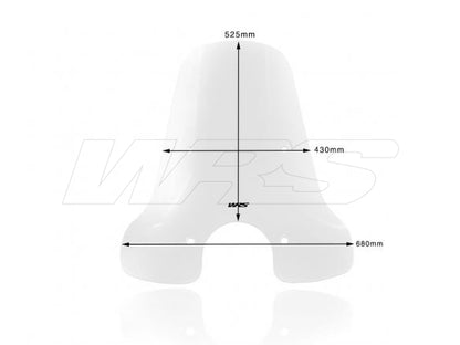 PARABRISAS TOURING TRANSPARENTE WRS PIAGGIO VESPA GTS 300 2014-2019